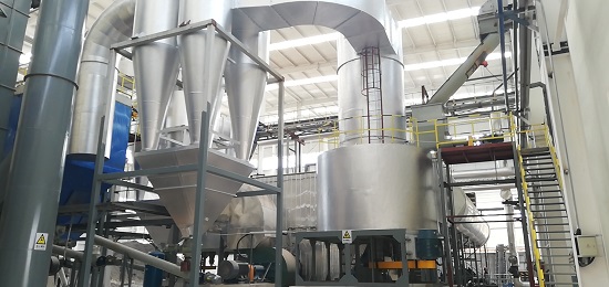 湖北興興環保石膏煅燒生産線進入投産階段(圖1)